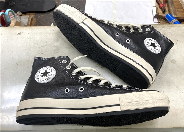 コンバースのスニーカーソール補強です、1