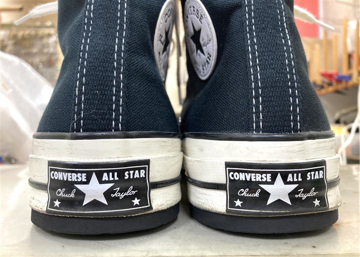 コンバース【チャックテイラー】のスニーカーソール補強、4