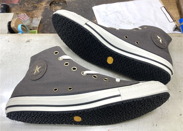 コンバースのスニーカーソール補強、1