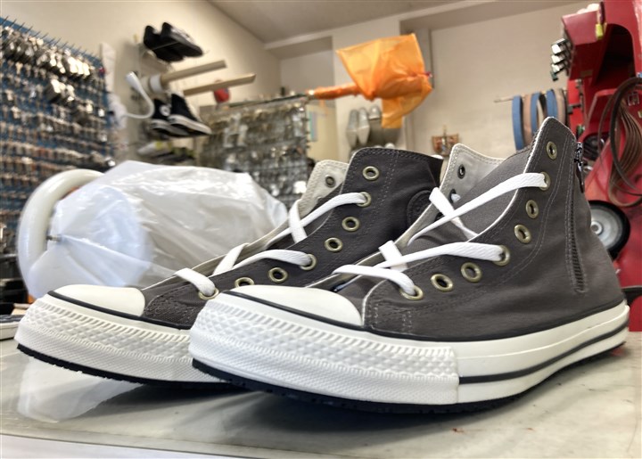 コンバースのスニーカーソール補強、3