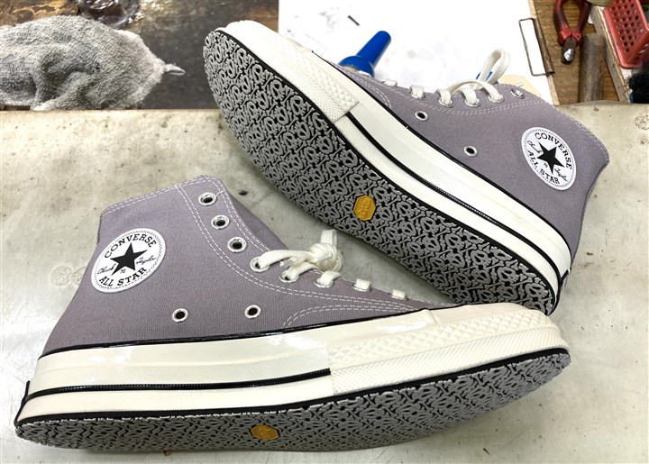 コンバースCT70をスカルソールで補強、1