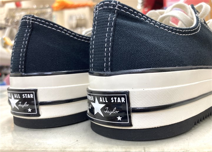 コンバースCT70の底をシャークソールで補強、3