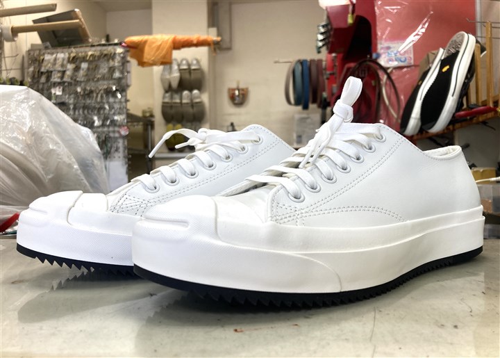 コンバース【ジャックパーセル】のソール補強、4