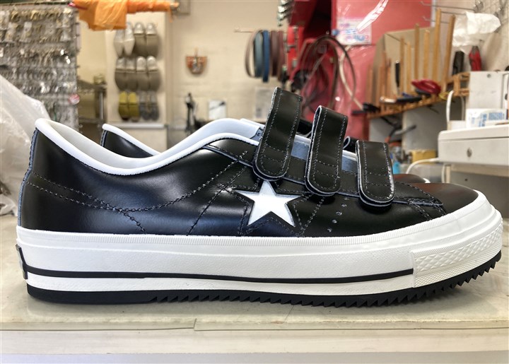 コンバース【ワンスター】のソール補強、4