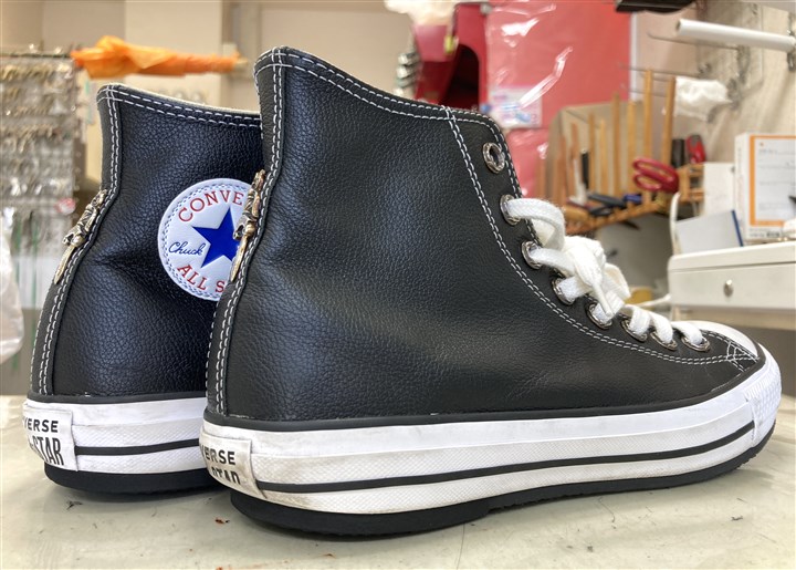 コンバース×クロムハーツのコラボスニーカーのソール補強、4