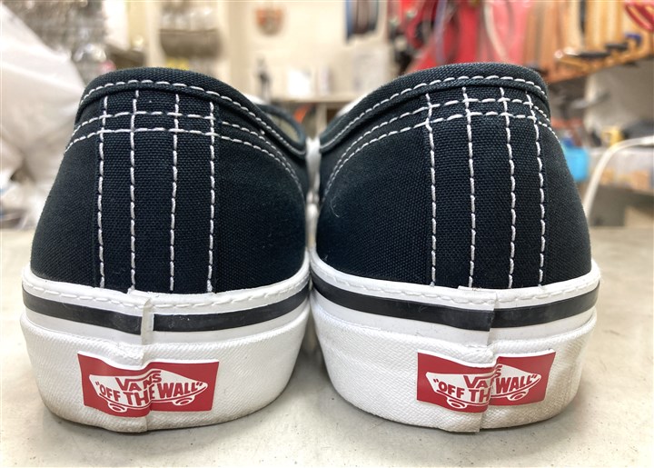 VANSのスニーカーの剥がれ防止ミシンステッチ修理、7