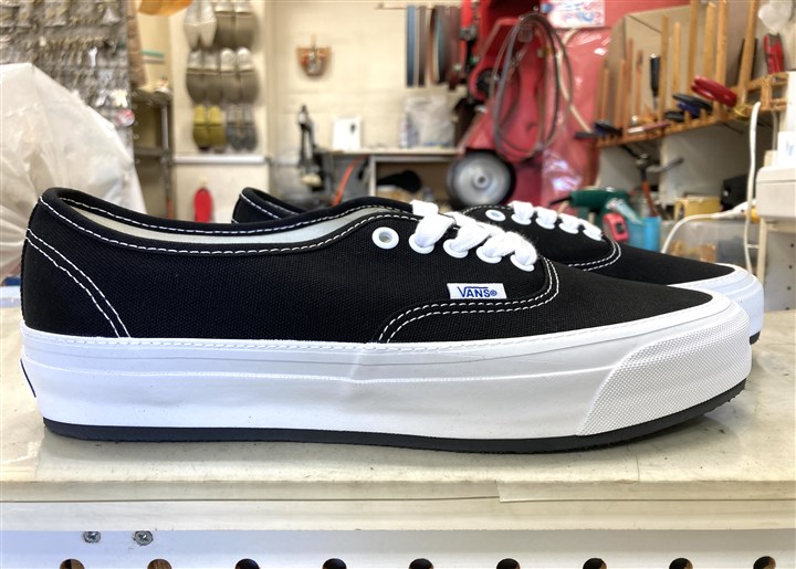 VANSのスニーカーソール補強修理、4