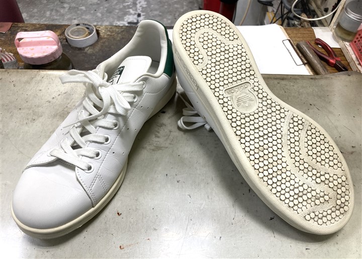 アディダスの修理を専門家が【わかりやすく】ご案内|くつ修理なかじま