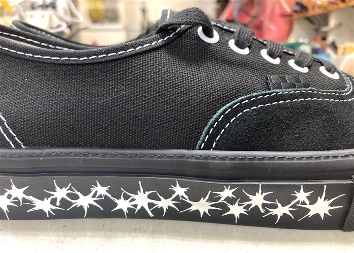 VANSのソール側面の剥がれ予防ステッチ修理、6
