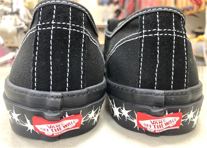 VANSのソール側面の剥がれ予防ステッチ修理、7
