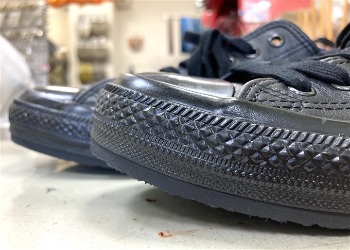 「新品のうちにソール補強修理事例」コンバース（アフター）