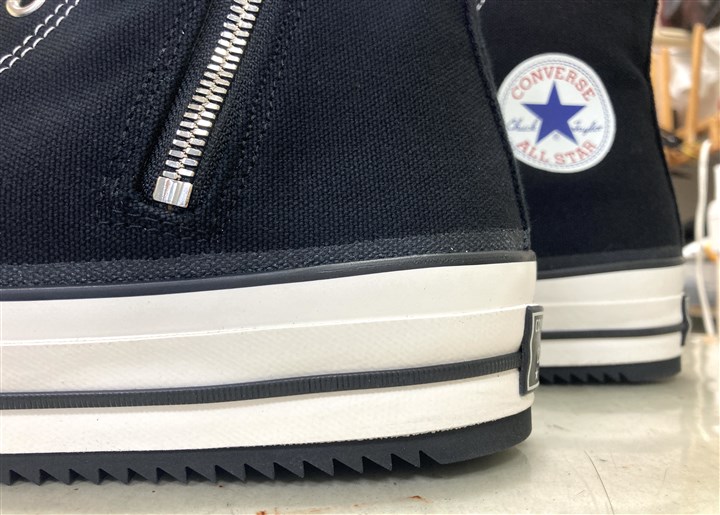 「ソール補強修理事例」コンバース オールスター（アフター）