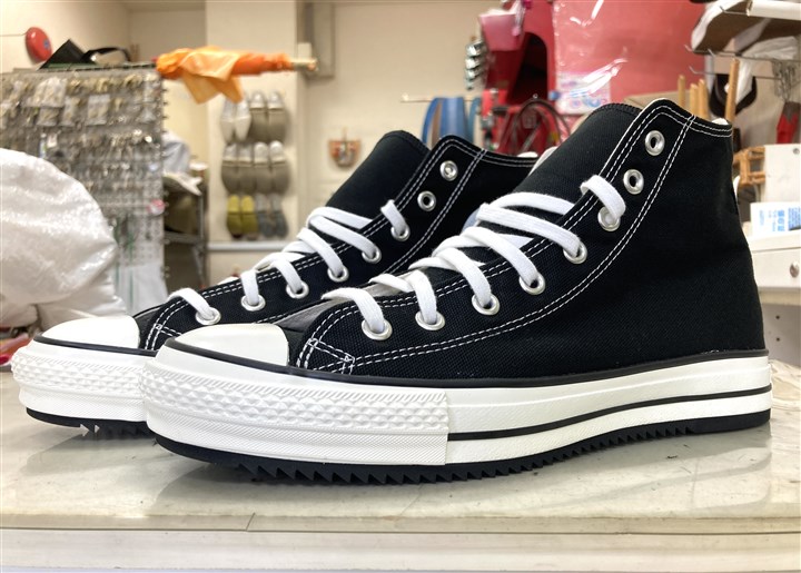 「新品のうちにソールゴム裏張り」コンバース オールスター（アフター）